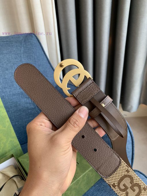 Gucci official website new large fabric genuine specification 4.0cm original quality top lay 9eh9rt28 - Image 5