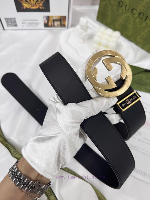 Belt Gucci Gucci️The waistband is made of 100% cowhide, ensuring genuine leather. The 24k ca hnpty4jz - Image 5