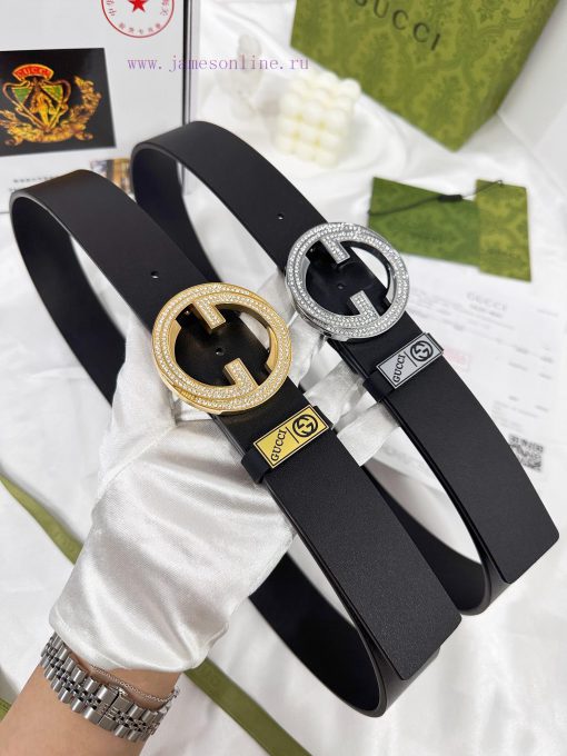 Belt Gucci Gucci️Belt made of 100% head layer cowhide, guaranteed genuine leather, 24k diamo aqsqoiu5