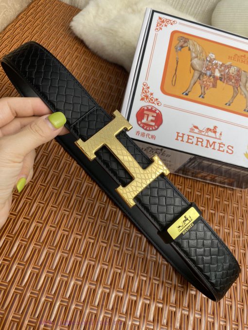Hermes Hermès Material: Leather Belt with 100% Head Layer. The leather belt is guaranteed to g869i9ha - Image 4
