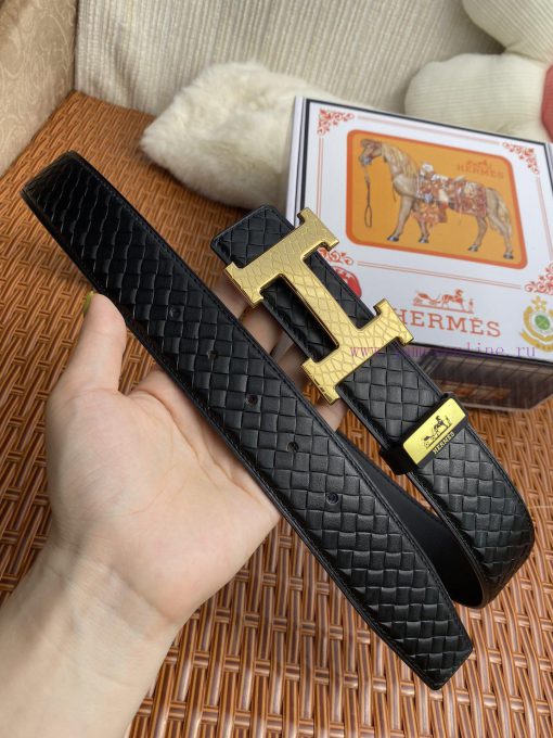 Hermes Hermès Material: Leather Belt with 100% Head Layer. The leather belt is guaranteed to g869i9ha - Image 6
