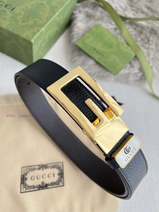 Gucci Gucci Belt ️ BeltHanging buckle, original rotating buckle made of pure copper material 9pu80wdr - Image 5