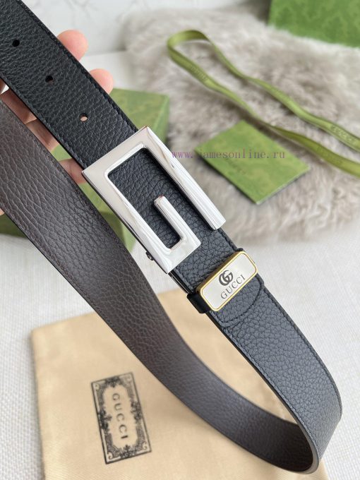 Gucci Gucci Belt ️ BeltHanging buckle, original rotating buckle made of pure copper material moxf4d6e - Image 4