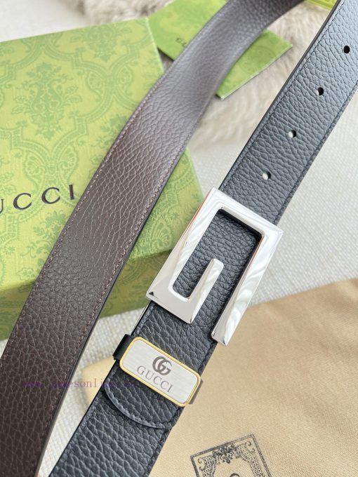 Gucci Gucci Belt ️ BeltHanging buckle, original rotating buckle made of pure copper material moxf4d6e - Image 6