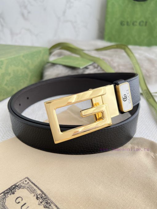 Gucci Gucci Belt ️ BeltHanging buckle, original rotating buckle made of pure copper material 8n3aaeds - Image 8