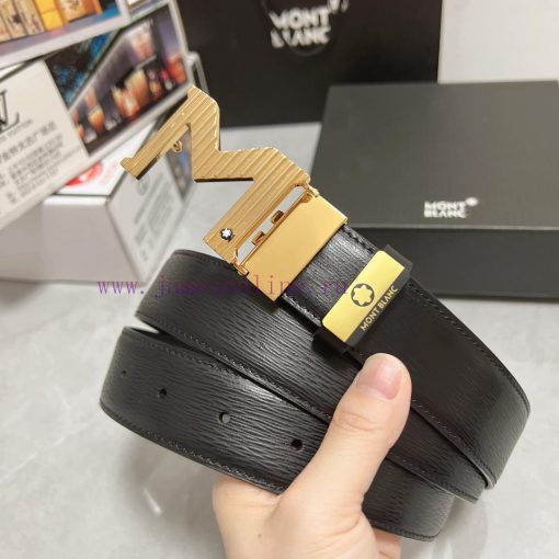 MontblancMaterial: Leather Belt with 100% Head Layer. The leather belt is guaranteed to be g l18vq4bj - Image 2