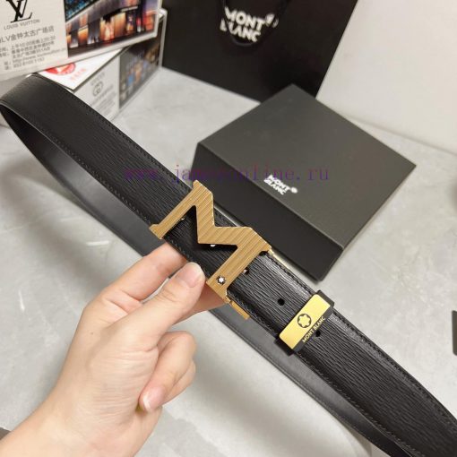MontblancMaterial: Leather Belt with 100% Head Layer. The leather belt is guaranteed to be g l18vq4bj - Image 6