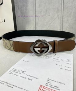 The Gucci belt with a width of 4.0cm made a stunning debut in the early autumn collection, f a2055uju