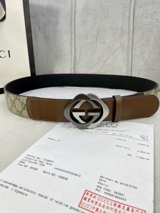 The Gucci belt with a width of 4.0cm made a stunning debut in the early autumn collection, f a2055uju - Image 2