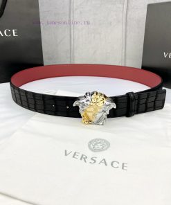 Width 4.0cm Versace is made of carefully selected imported cowhide. This deer leather belt i 3lbkuvrk