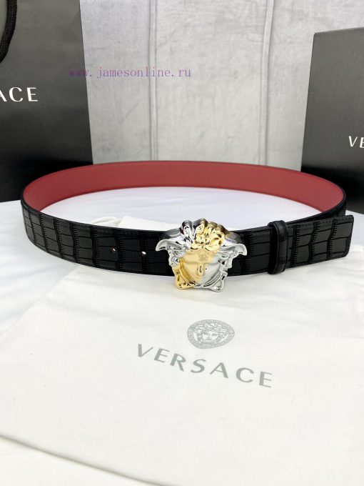 Width 4.0cm Versace is made of carefully selected imported cowhide. This deer leather belt i 3lbkuvrk