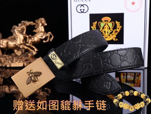Belt Gucci GucciBelt recognition, complimentary punchThe material is 100% top layer cowhide, lp2ygpcw - Image 3