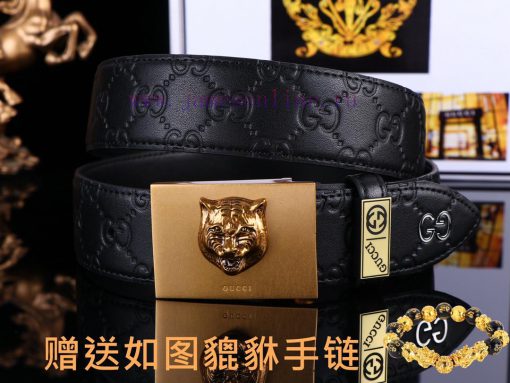 Belt Gucci GucciBelt recognition, complimentary punchThe material is 100% top layer cowhide, 8opbu5iq - Image 4