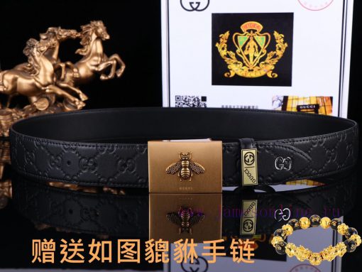 Belt Gucci GucciBelt recognition, complimentary punchThe material is 100% top layer cowhide, lp2ygpcw - Image 5