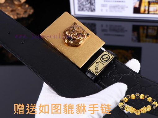Belt Gucci GucciBelt recognition, complimentary punchThe material is 100% top layer cowhide, 8opbu5iq - Image 7