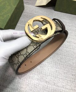 Gucci fabric, lined with a top layer of cowhide tree cream frosted bottom, paired with buckl xva9egr0