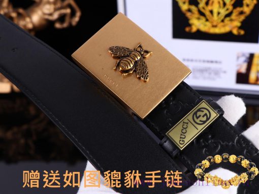 Belt Gucci GucciBelt recognition, complimentary punchThe material is 100% top layer cowhide, lp2ygpcw - Image 9