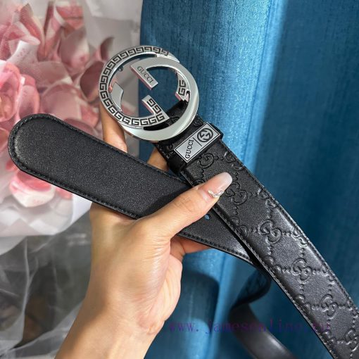 Belt Gucci Gucci️The waistband is made of 100% cowhide, ensuring genuine leather. The 24k pu g07lwnqc - Image 9