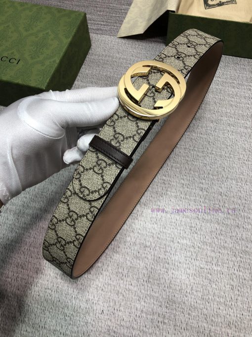 Gucci fabric, lined with a top layer of cowhide tree cream frosted bottom, paired with buckl xva9egr0 - Image 5