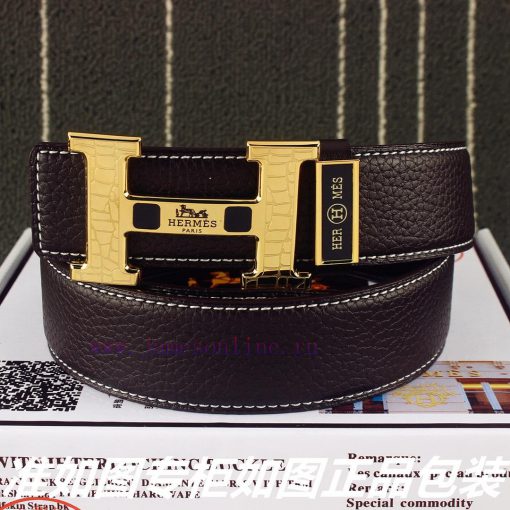 Hermes Her..mes️Identify and receive a punch as a giftMaterial: 100% head layer cowhide belt bayeqvzh - Image 4