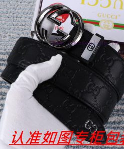 Men's belt Gucci Gucci️Men's leather belt is made of 100% head layer cowhide, ensuring that y81l07ay