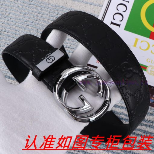 Men's belt Gucci Gucci️Men's leather belt is made of 100% head layer cowhide, ensuring that vcwn2nrn - Image 4
