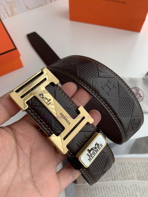 Hermes Hermes️Hanging buckle, classic H-patterned pure steel buckle head, photographed in re b7u3evyt