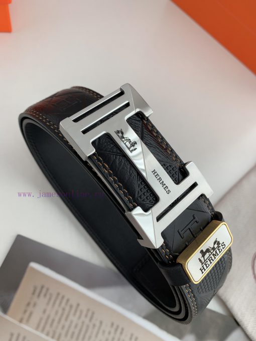 Hermes Hermes️Hanging buckle, classic H-patterned pure steel buckle head, photographed in re qzbob8jc - Image 3