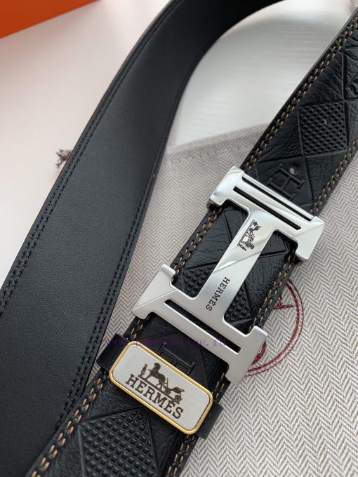 Hermes Hermes️Hanging buckle, classic H-patterned pure steel buckle head, photographed in re qzbob8jc - Image 7