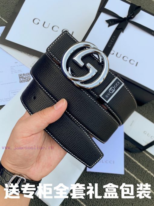 Belt Gucci Gucci double-sidedThe waist belt is made of 100% cowhide, ensuring that the genui fnenjnda - Image 2
