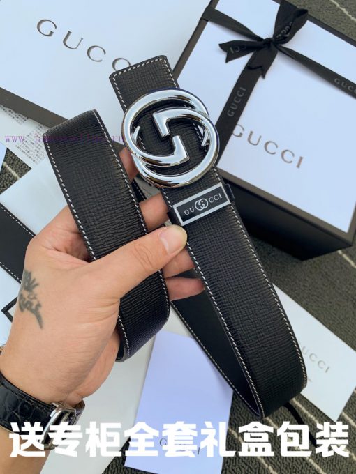 Belt Gucci Gucci double-sidedThe waist belt is made of 100% cowhide, ensuring that the genui fnenjnda - Image 3