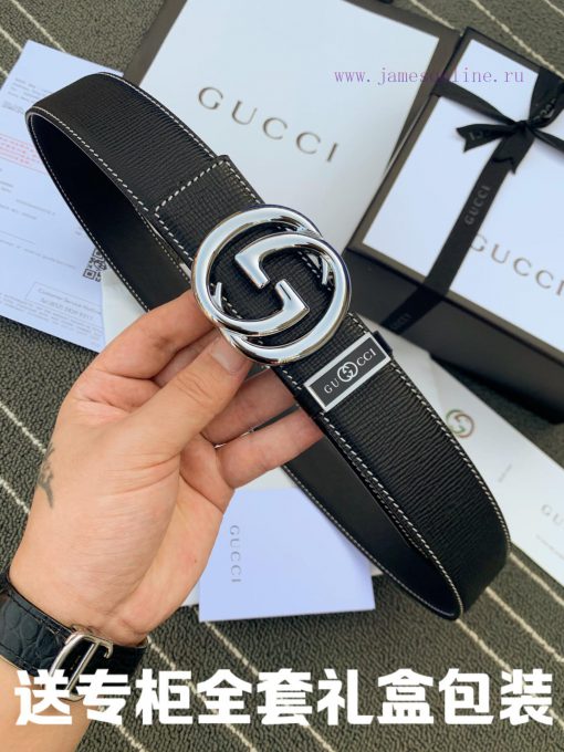 Belt Gucci Gucci double-sidedThe waist belt is made of 100% cowhide, ensuring that the genui fnenjnda - Image 6
