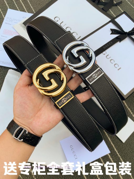 Belt Gucci Gucci double-sidedThe waist belt is made of 100% cowhide, ensuring that the genui fnenjnda - Image 9
