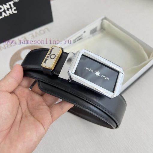 Montblanc Montblanc ️ Belt and beltBuckle, new original classic boutique two-color buckle, p mbsufoqa - Image 4