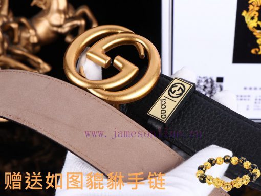 Belt Gucci GucciBelt recognition, complimentary punchThe material is 100% imported original bmk55klz - Image 7