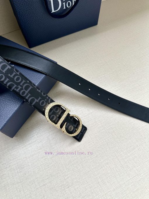 This 35mm double-sided belt combines elegant temperament with modern style. The double-sided 9o9s92tu - Image 7
