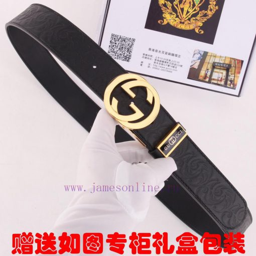 Belt Gucci Gucci double-sidedBelt made of 100% imported original cowhide, rotatable, dual co ivhxd0b5 - Image 4