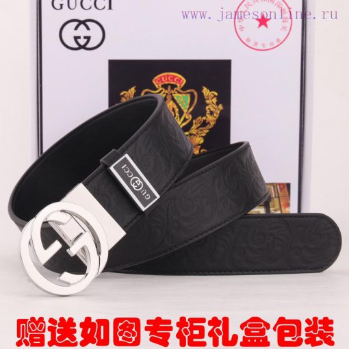 Belt Gucci Gucci double-sidedBelt made of 100% imported original cowhide, rotatable, dual co ofp6r6y5 - Image 7