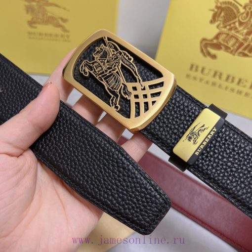 BurberryMaterial: Leather Belt with 100% Head Layer. The leather belt is guaranteed to be ge lvtmurww - Image 4