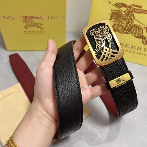 BurberryMaterial: Leather Belt with 100% Head Layer. The leather belt is guaranteed to be ge lvtmurww - Image 5
