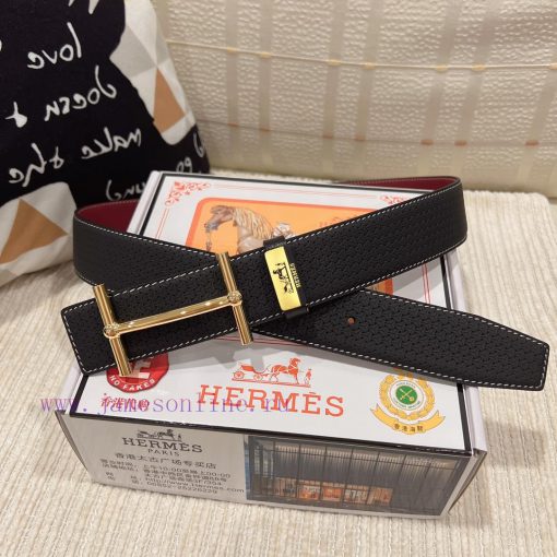 Hermes Hermès Material: Leather Belt with 100% Head Layer. The leather belt is guaranteed to siu8b5e1 - Image 2