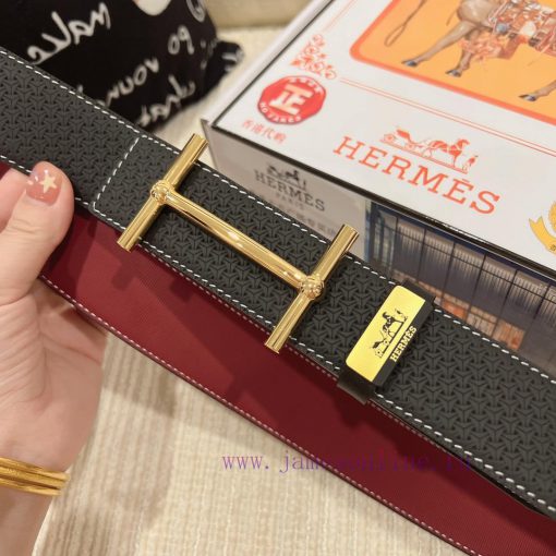 Hermes Hermès Material: Leather Belt with 100% Head Layer. The leather belt is guaranteed to siu8b5e1 - Image 5