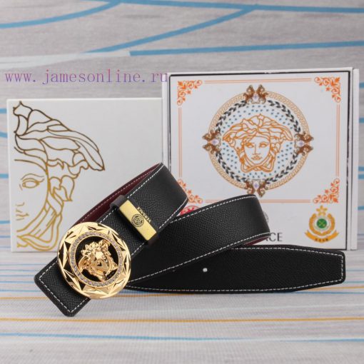 Belt belt Versace cowhide beltMen's belt material: 100% head layer cowhide belt, guaranteed x3bwgvkr