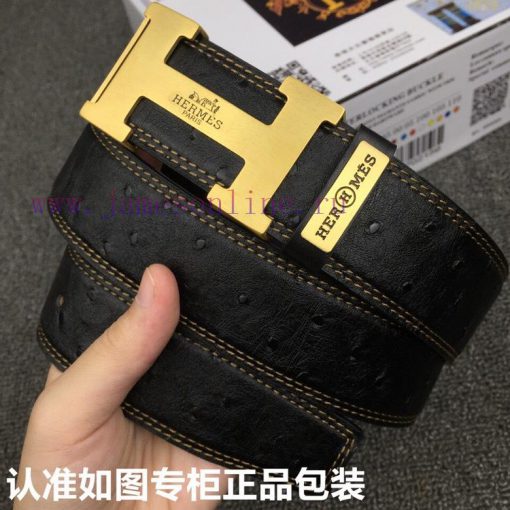 Hermes Hermes ostrich patternGrade: Italian imported 100% top layer cowhide, Hermes. Herm è 4qaizb89 - Image 3