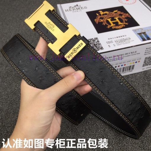 Hermes Hermes ostrich patternGrade: Italian imported 100% top layer cowhide, Hermes. Herm è 4qaizb89 - Image 5