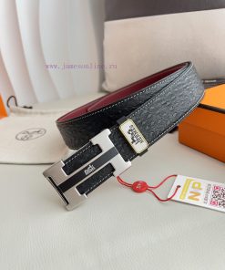 Hermes Hermes waist beltHanging buckle, classic pure steel material buckle head, double-side mo7r9fzi