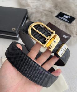 Montblanc Montblanc ️ Belt and beltNeedle buckle, new original classic boutique needle buckl swzptes0