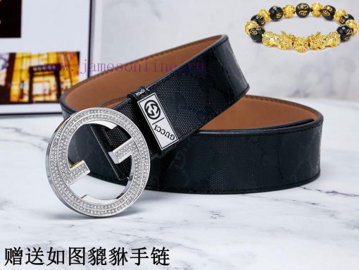 Belt Gucci GucciThe waistband is made of 100% cowhide, ensuring that the genuine leather 24k avrkf11h - Image 3