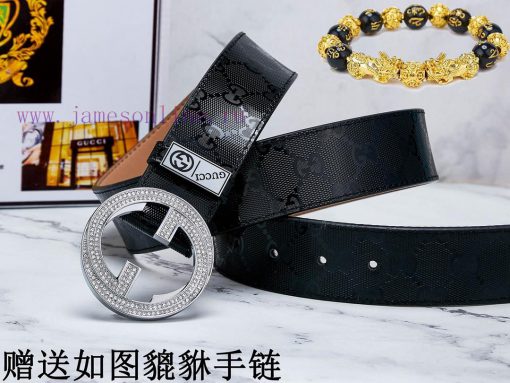 Belt Gucci GucciThe waistband is made of 100% cowhide, ensuring that the genuine leather 24k avrkf11h - Image 7