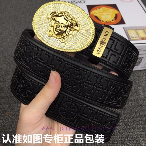 Versace. Versace set with diamondsGrade: Italian imported 100% top layer cowhide, Versace VE 4r9g82et - Image 3